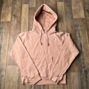 Vintage‎ 90s Champion Reverse Weave Hoodie Women's Medium Pink Athletic 4526